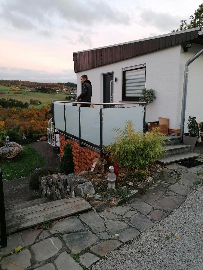Ferienwohnung Alpaka Blick Schneppenbach Bagian luar foto