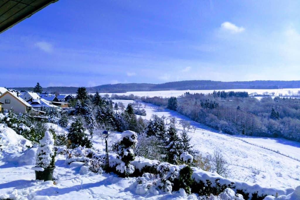 Ferienwohnung Alpaka Blick Schneppenbach Bagian luar foto